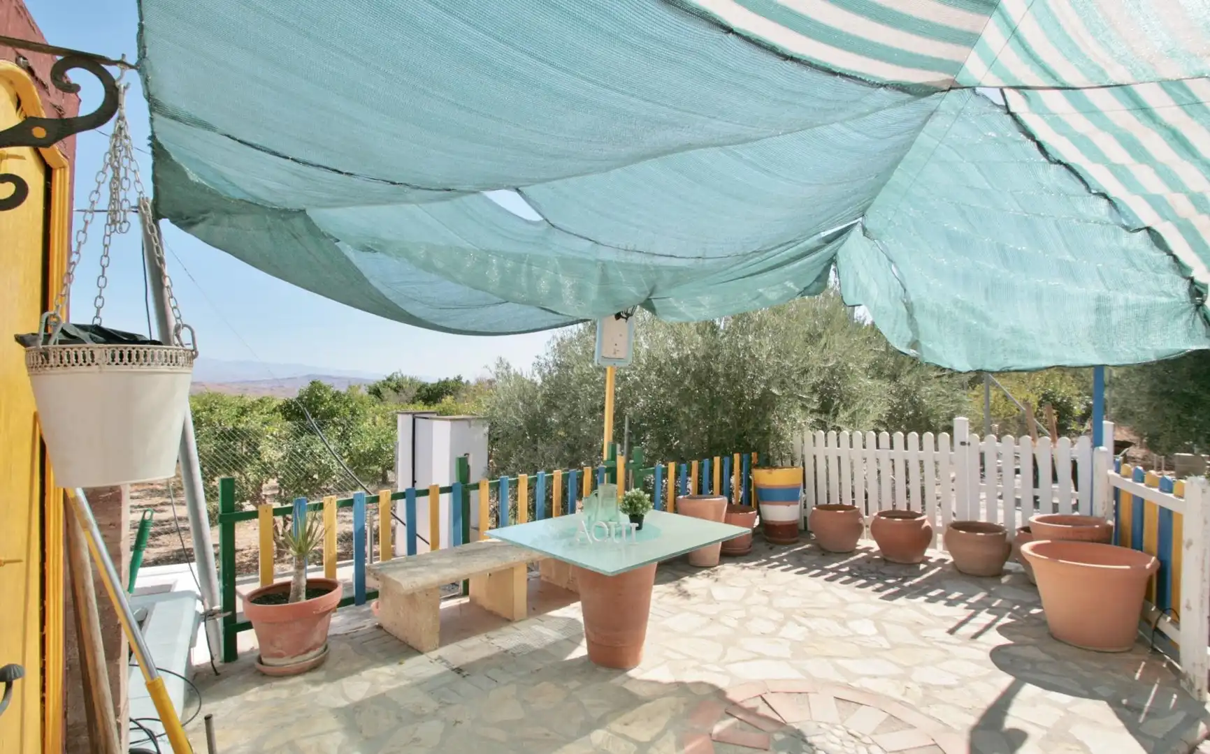 Terraza de Casa o chalet en venta en Alhama de Almería con Aire acondicionado, Jardín privado y Trastero