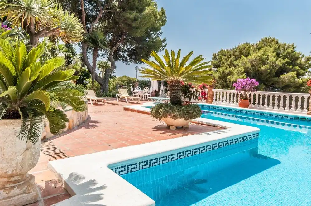 Piscina de Casa o chalet en venta en Vélez-Málaga con Aire acondicionado, Jardín privado y Terraza