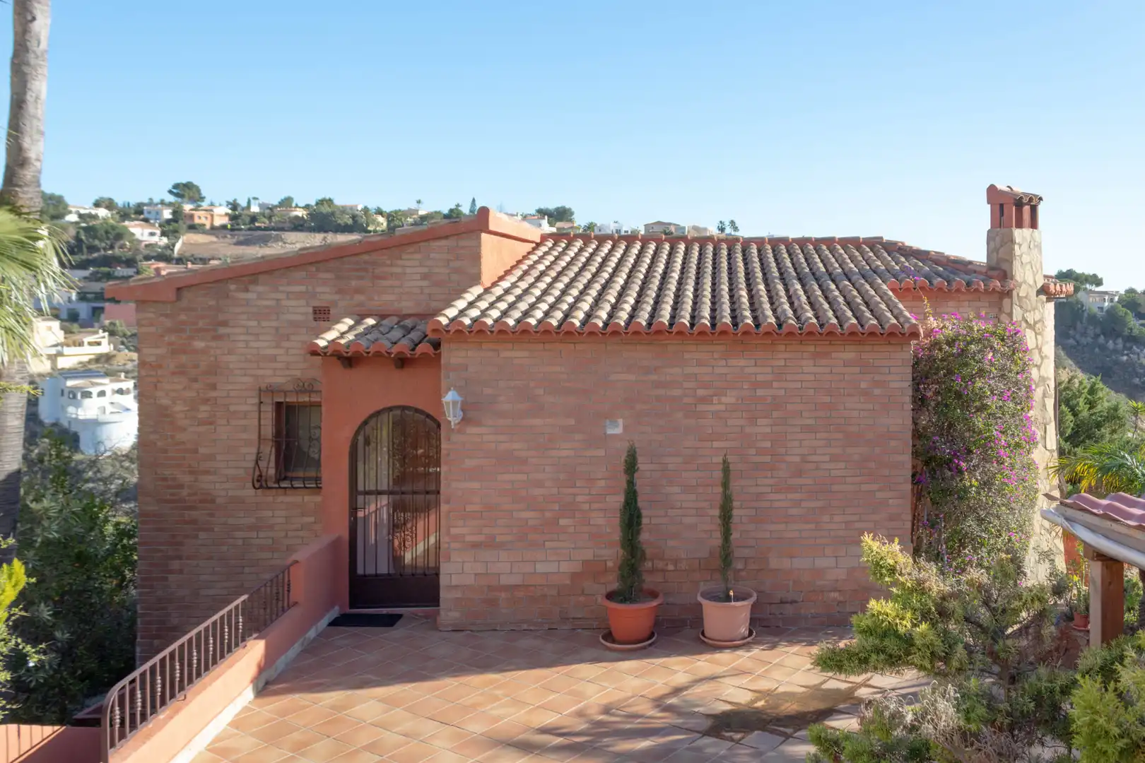 Exterior view of Houses for sale in Benitachell / El Poble Nou de Benitatxell  with Air Conditioner, Heating and Private garden
