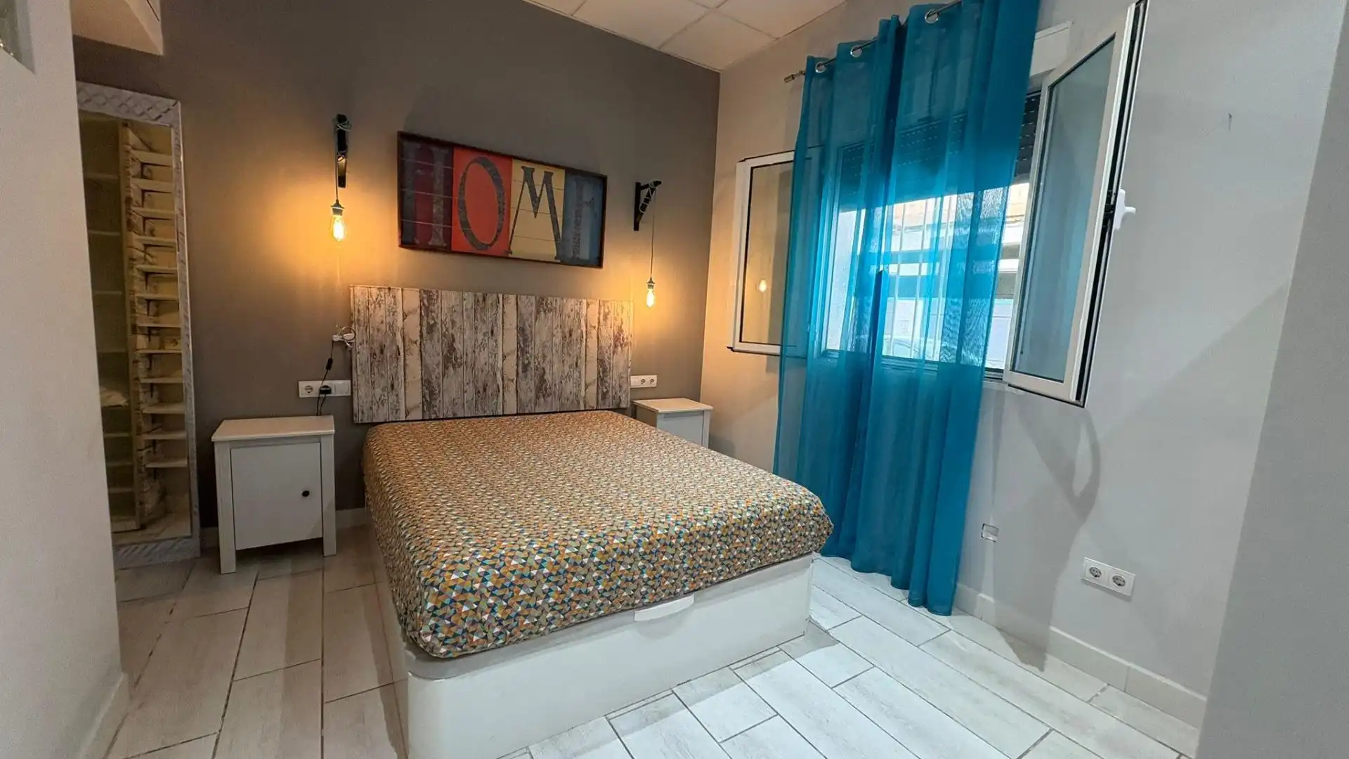 Schlafzimmer von Wohnung zur Miete in Málaga mit Klimaanlage und Möbliert