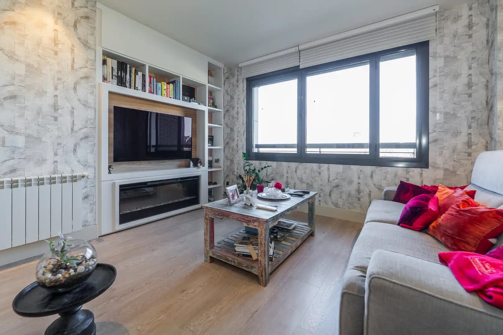 Wohnzimmer von Maisonette zum Verkauf in Fuente del Fresno mit Klimaanlage, Heizung und Abstellraum