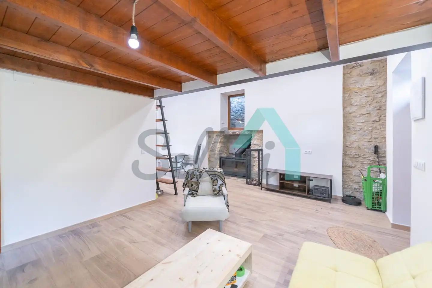 Living room of Houses for rent in Mieres (Asturias)  with Heating, Private garden and Parquet flooring