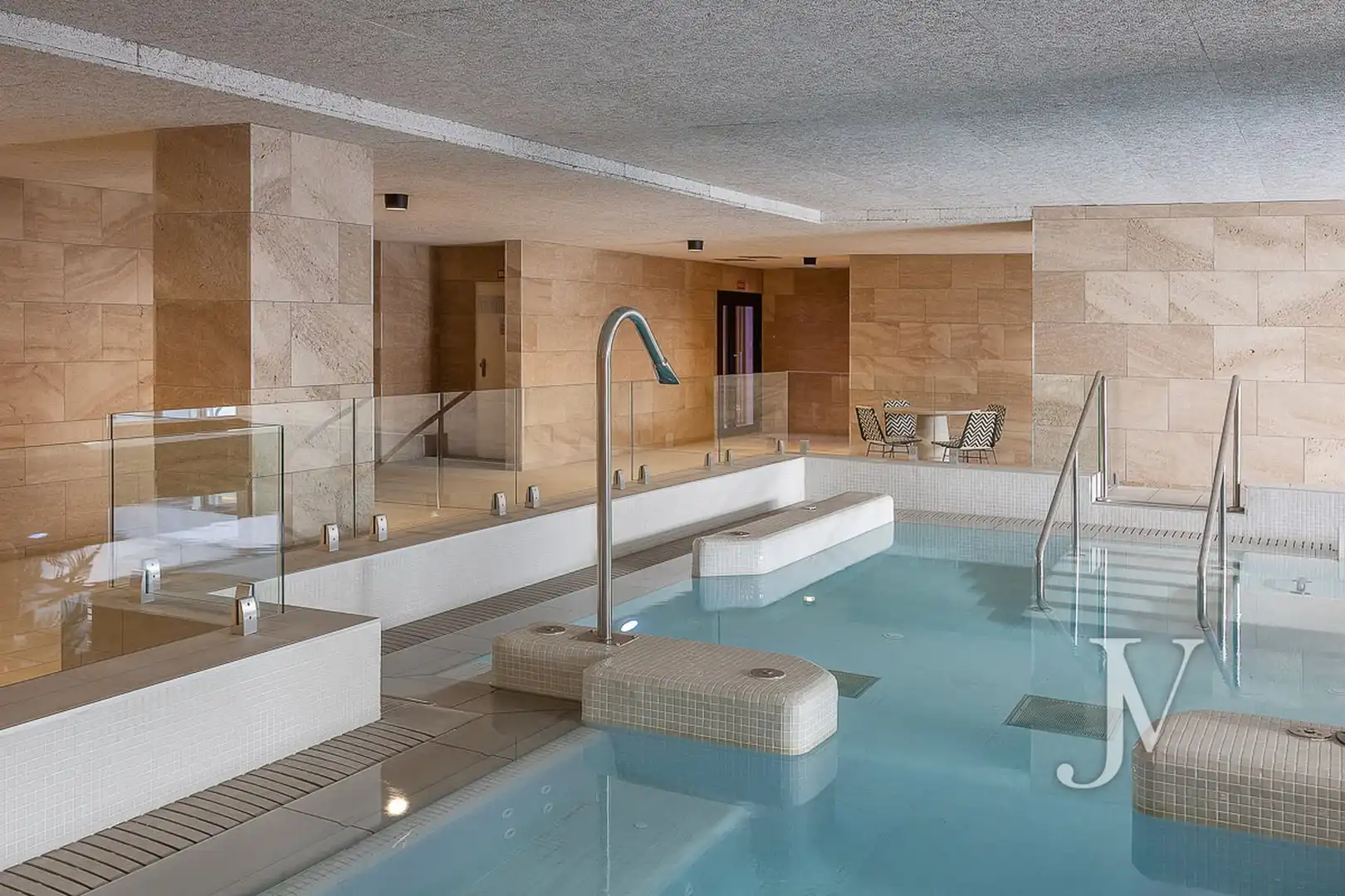 Swimming pool of Duplexes for sale in Madrid  with Air Conditioner, Heating and Private garden
