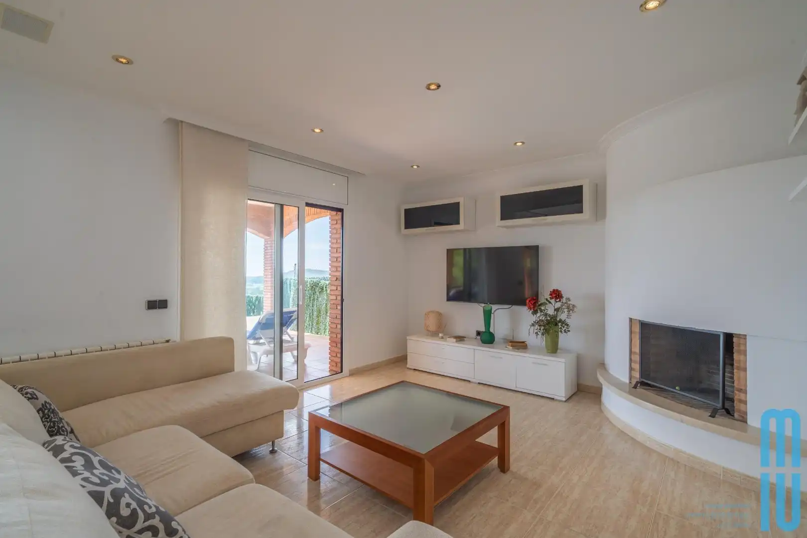 Living room of Houses for sale in Tordera  with Heating, Private garden and Terrace