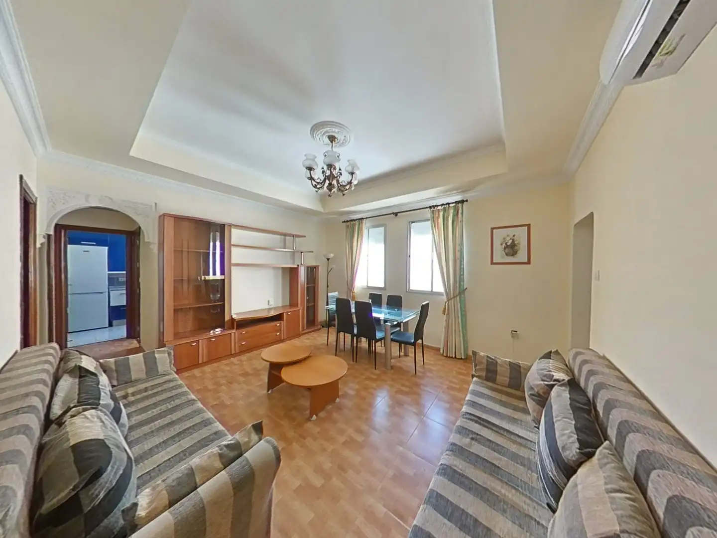 Sala d'estar de Pis en venda en Málaga Capital amb Aire condicionat i Balcó