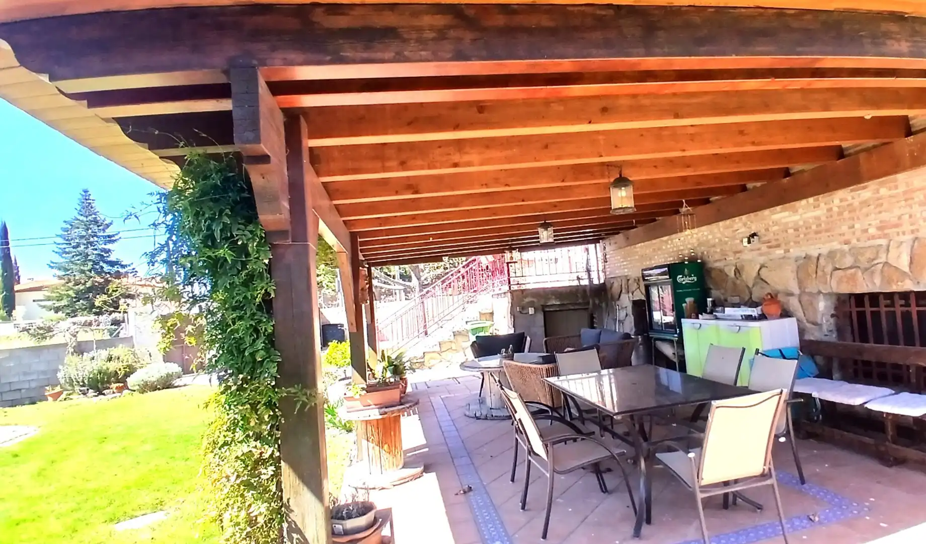 Terrassa de Casa o xalet en venda en Collado Villalba amb Calefacció, Jardí privat i Terrassa