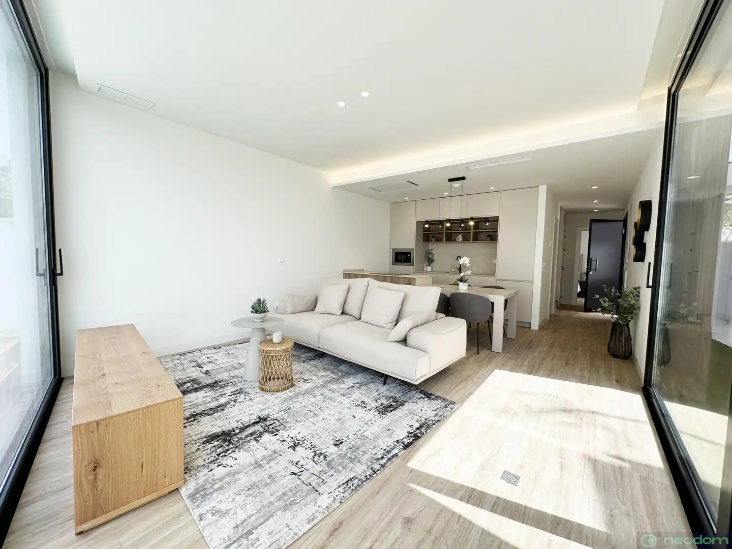 Sala d'estar de Casa o xalet en venda en Pilar de la Horadada amb Terrassa, Piscina i Moblat