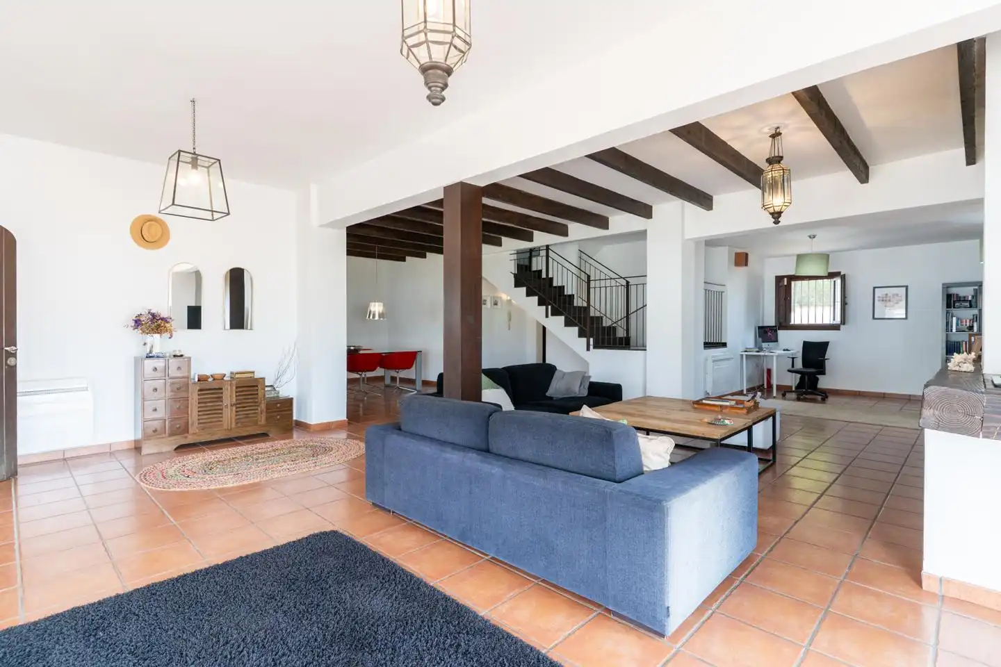 Sala de estar de Casa o chalet en venta en Santa Pola con Calefacción, Jardín privado y Parquet