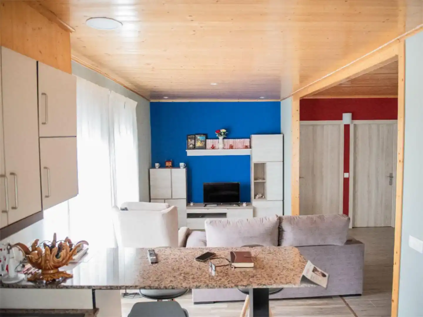 Sala d'estar de Casa o xalet en venda en Taboada amb Jardí privat, Parquet i Traster