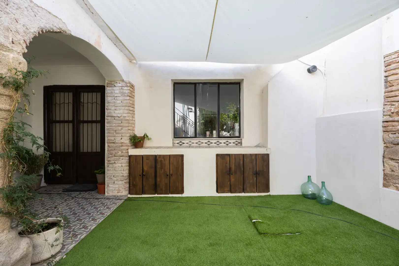 Terraza de Casa o chalet en venta en El Puente del Arzobispo con Aire acondicionado, Calefacción y Jardín privado
