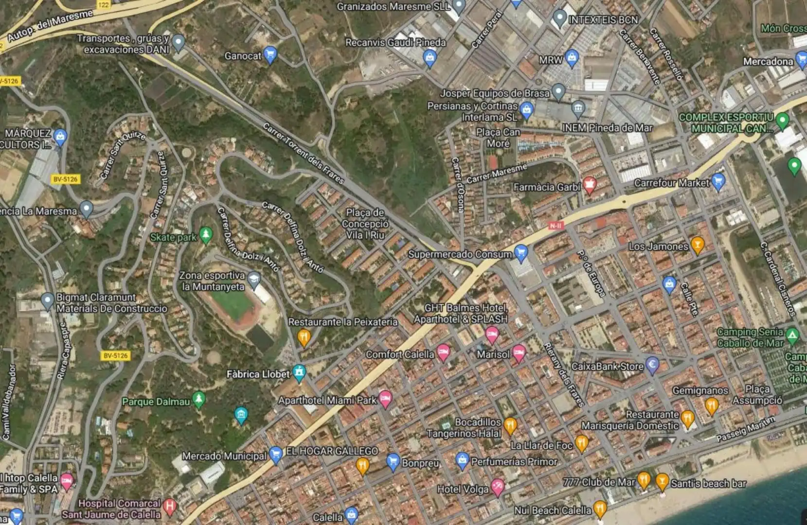 Exterior view of Residential for sale in Pineda de Mar