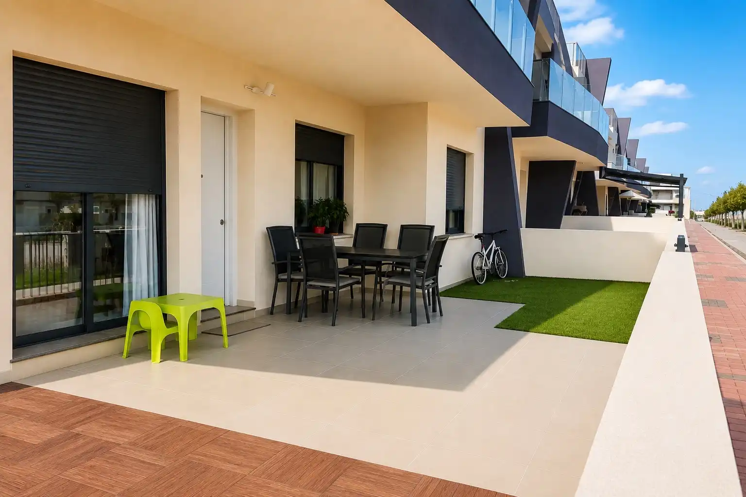 Terrace of Houses for rent in Pilar de la Horadada  with Air Conditioner, Terrace and Swimming Pool