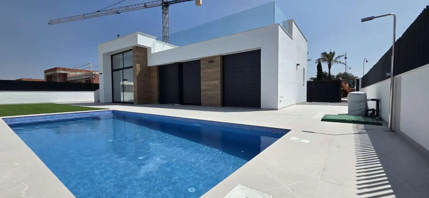 Piscina de Casa o chalet en venta en Alhama de Murcia con Aire acondicionado, Trastero y Piscina
