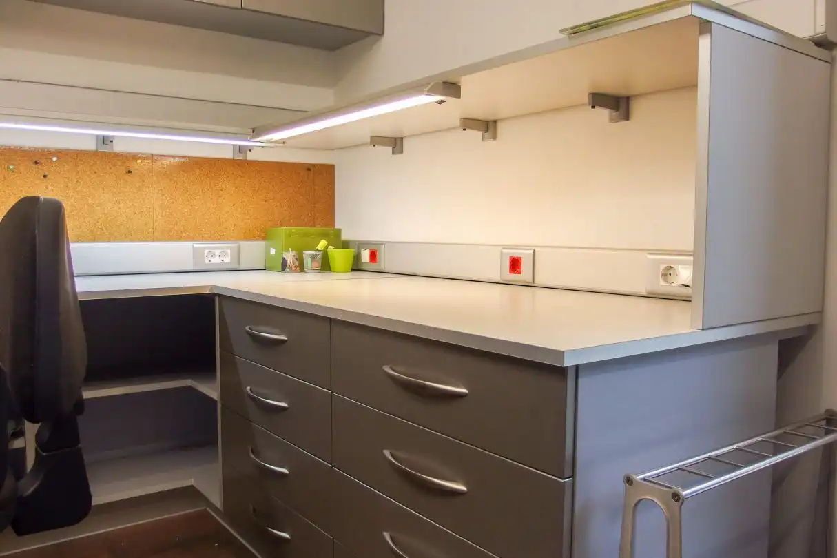 Küche von Büro zur Miete in Donostia - San Sebastián  mit Heizung und Möbliert
