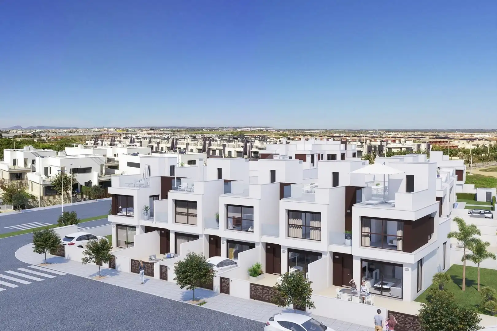 Vista exterior de Casa adosada en venta en Pilar de la Horadada
