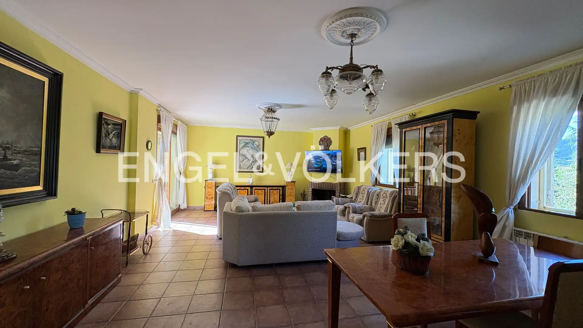 Sala d'estar de Casa o xalet de lloguer en Los Molinos, Madrid
