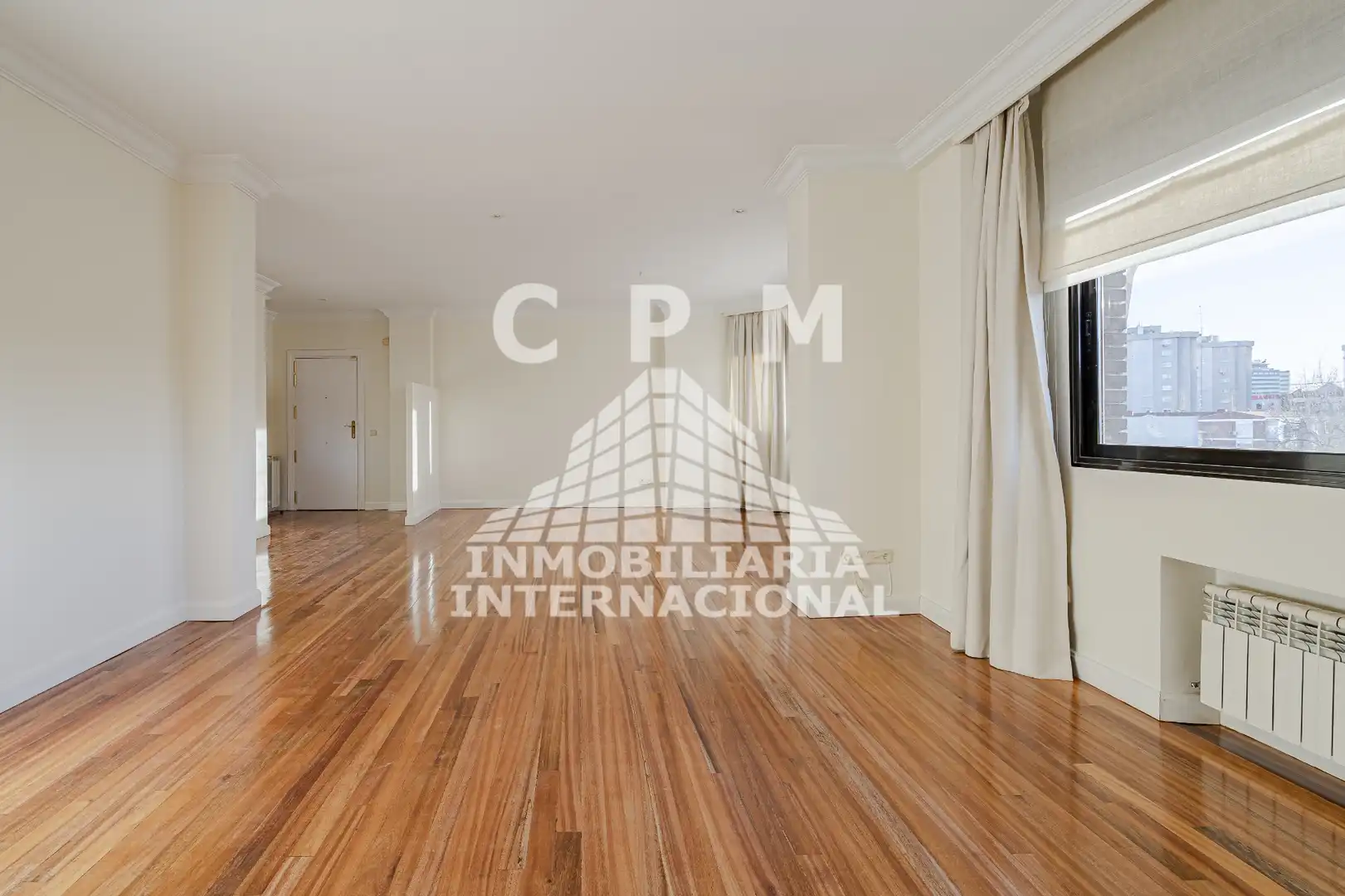 Wohnzimmer von Wohnung zur Miete in Madrid mit Klimaanlage, Heizung und Parkett