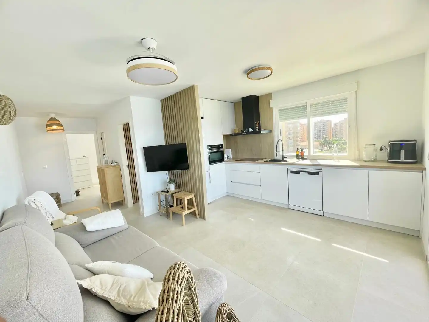 Living room of Apartments for rent in La Manga del Mar Menor  with Air Conditioner, Heating and Terrace