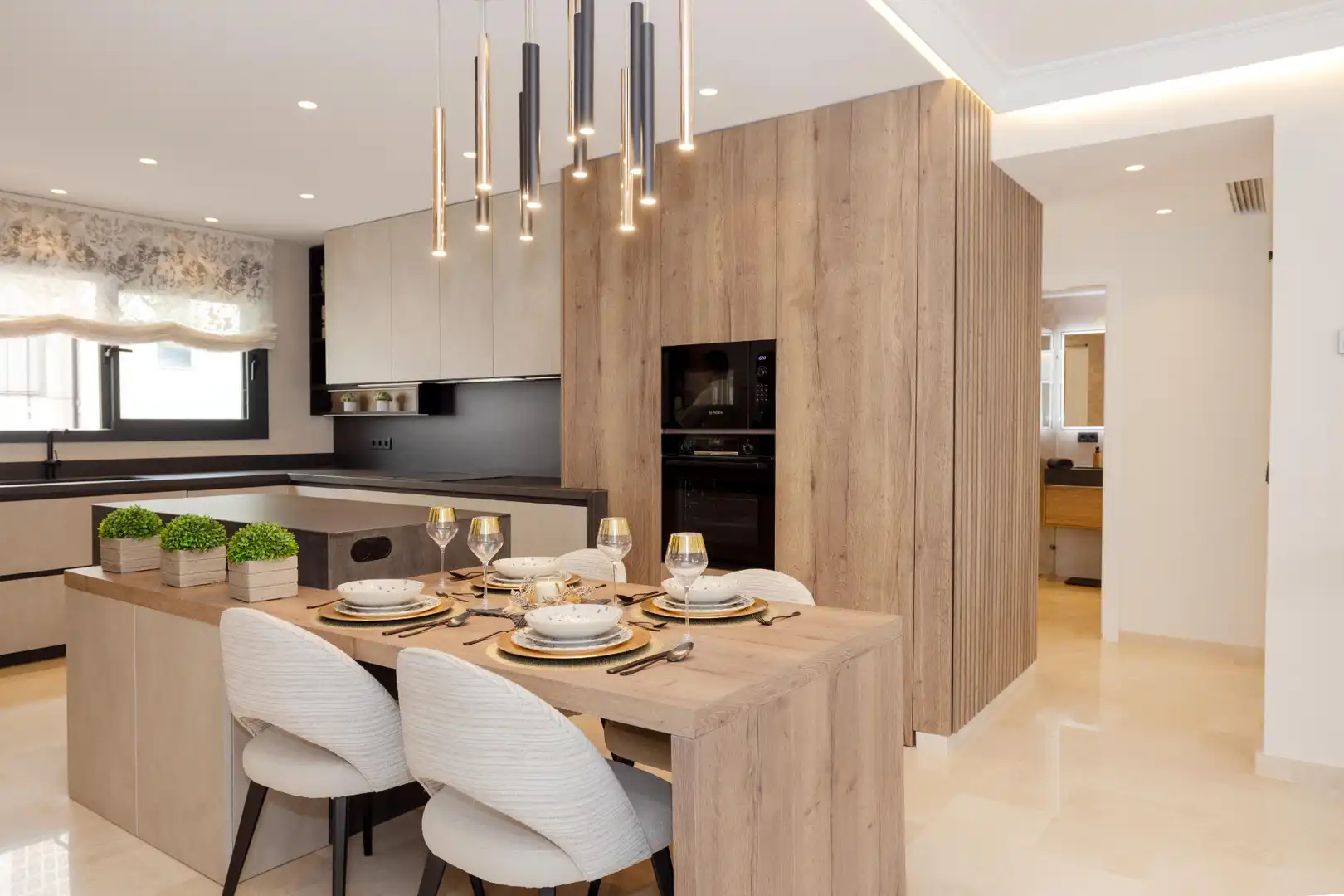 Cocina de Ático en venta en Marbella con Aire acondicionado, Calefacción y Terraza