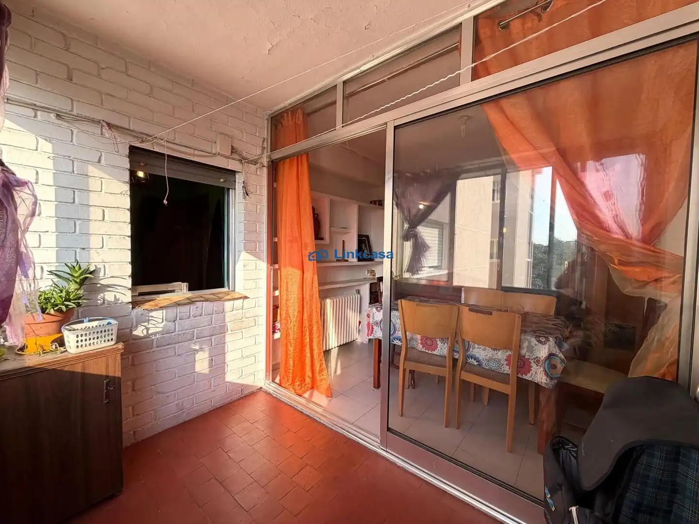 Balcony of Flat for sale in Leganés  with Air Conditioner, Heating and Storage room