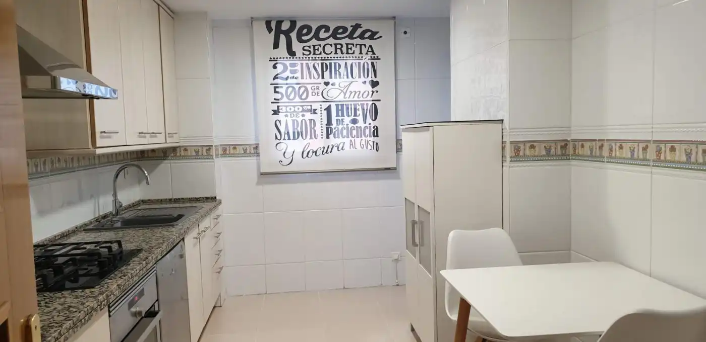 Kitchen of Flat for rent in Alicante / Alacant  with Air Conditioner, Terrace and Furnished