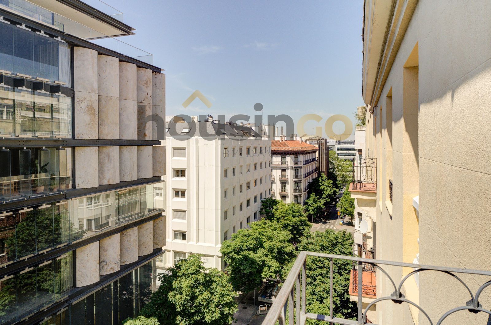Exterior view of Flat for sale in  Madrid Capital  with Air Conditioner, Heating and Parquet flooring