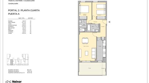 Photo 2 from new construction home in Flat for sale in   Calle el Carrizal, Las Cañas, Guadalajara