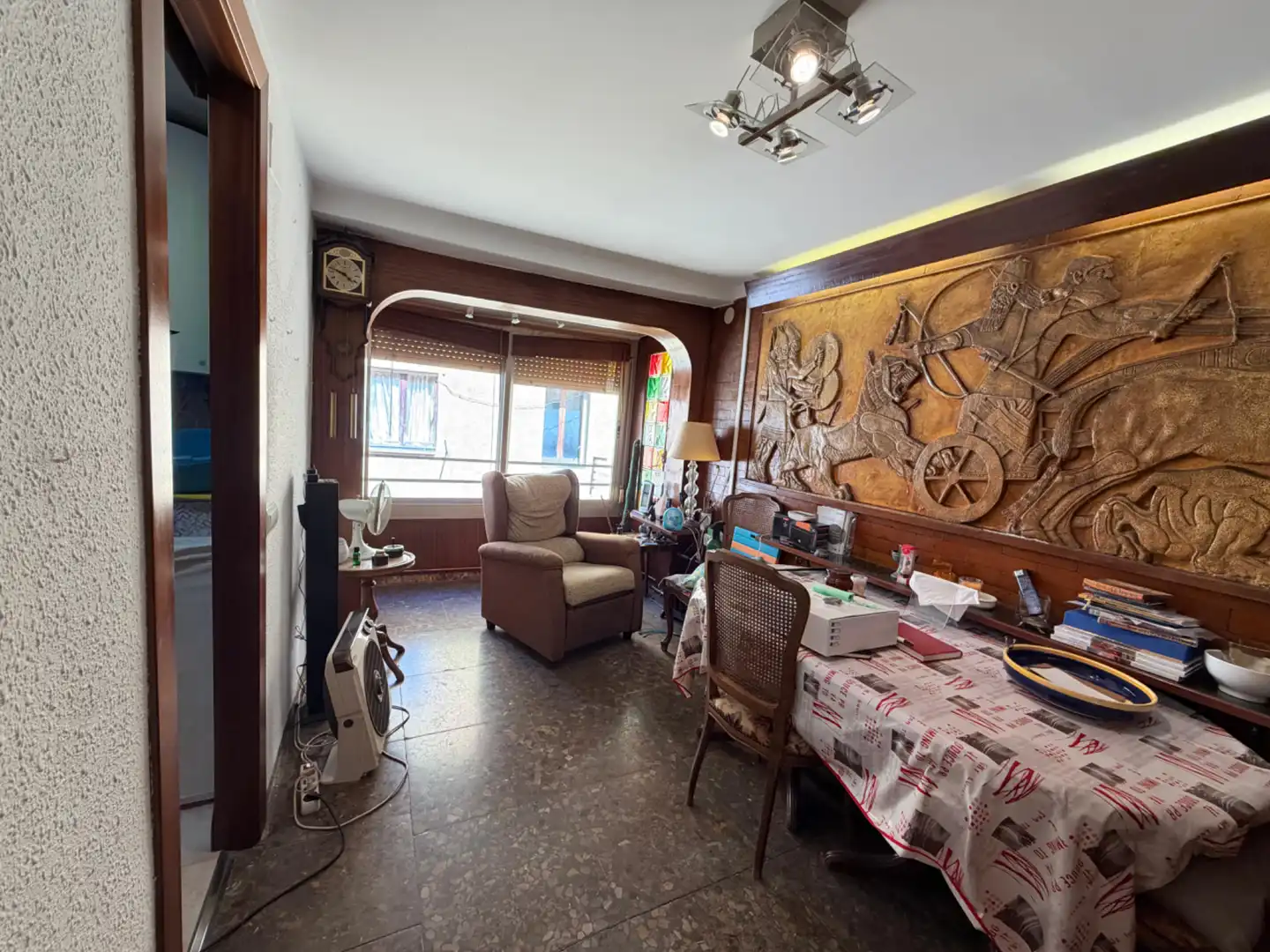 Sala de estar de Piso en venta en Barcelona con Horno y Balcón