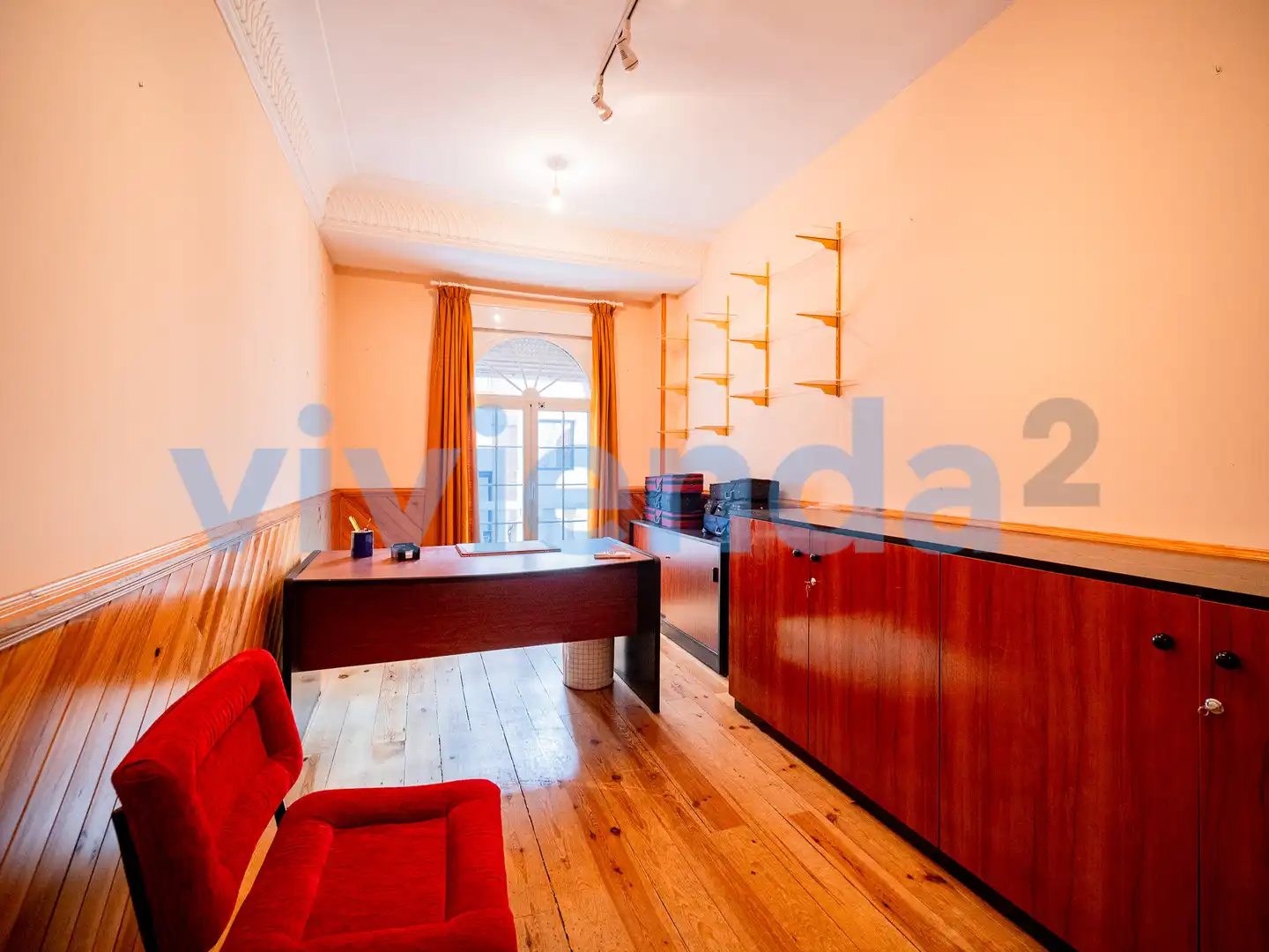 Schlafzimmer von Büro zur Miete in Madrid mit Klimaanlage, Heizung und Terrasse
