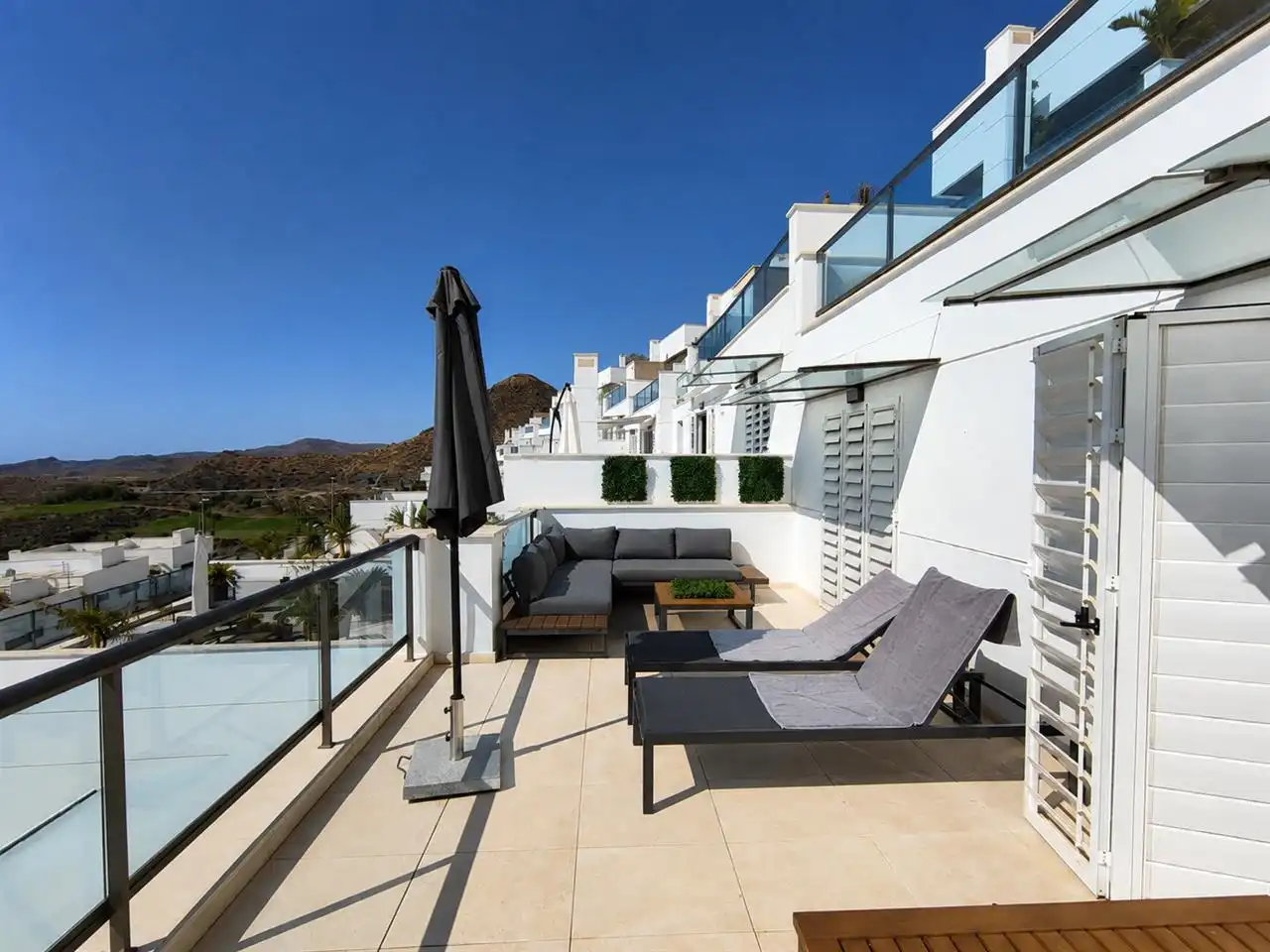 Terrassa de Apartament en venda en Pulpí amb Aire condicionat, Calefacció i Piscina