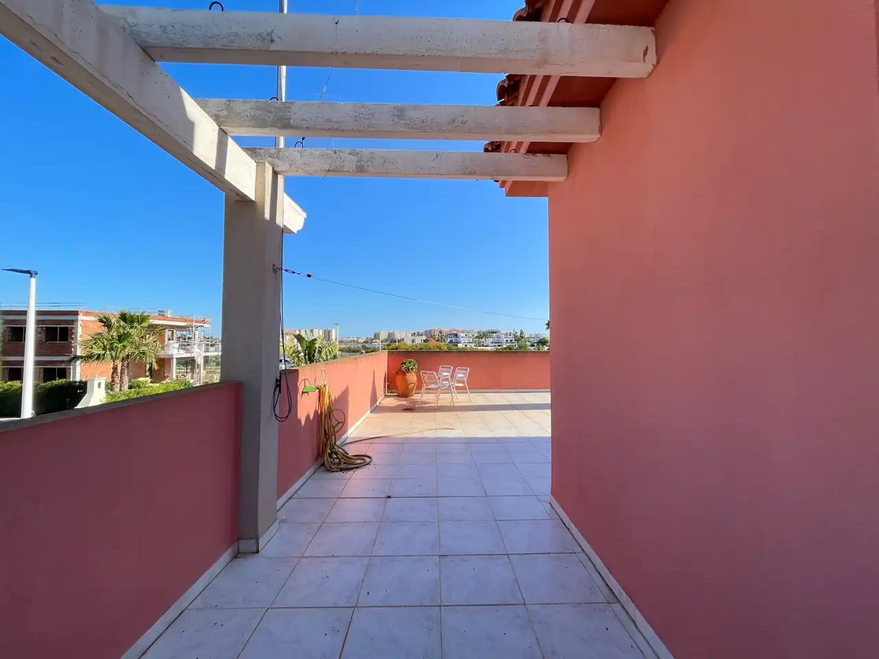 Terraza de Casa o chalet en venta en La Manga del Mar Menor con Aire acondicionado, Calefacción y Jardín privado