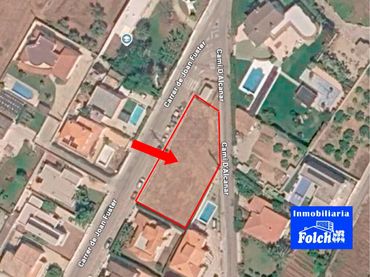 Terreno residencial en venta en Carrer de Joan Fuster 37