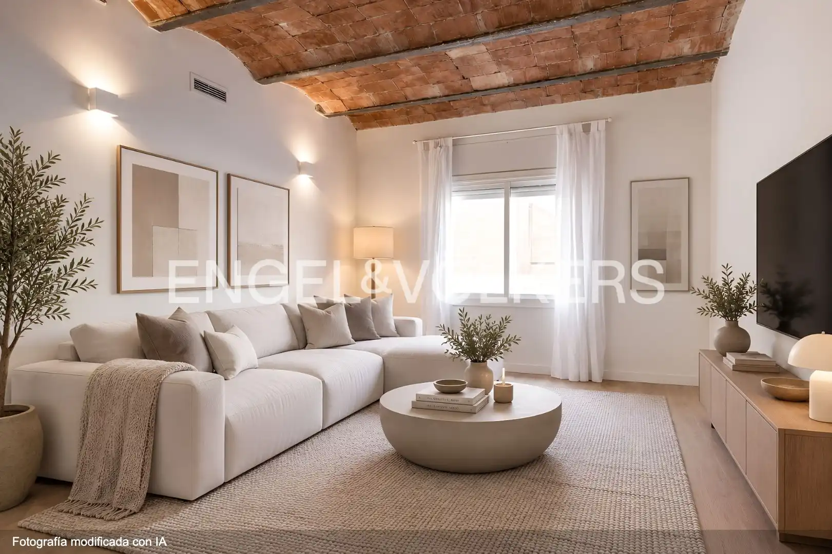 Sala d'estar de Pis en venda en Gràcia