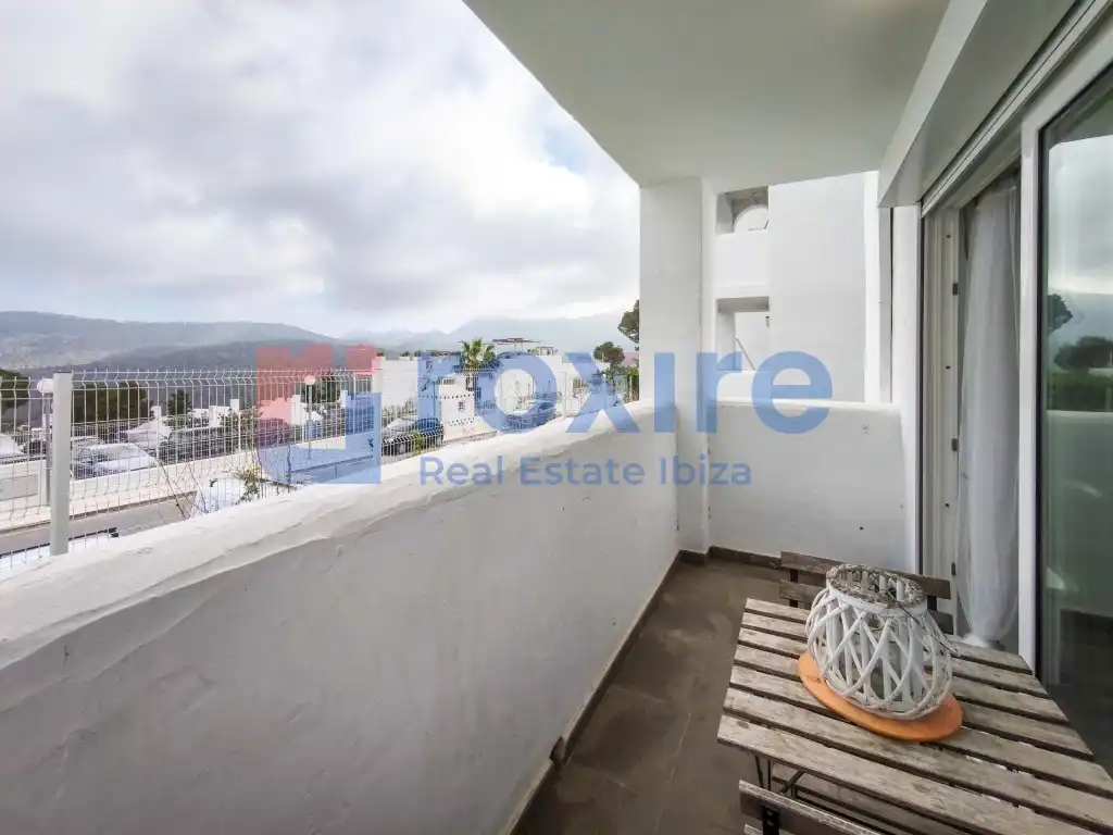 Schlafzimmer von Wohnung zur Miete in Sant Josep de sa Talaia mit Klimaanlage, Terrasse und Möbliert