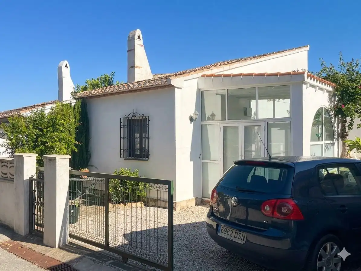 Exterior view of Detached homes for sale in Dénia  with Air Conditioner, Heating and Private garden