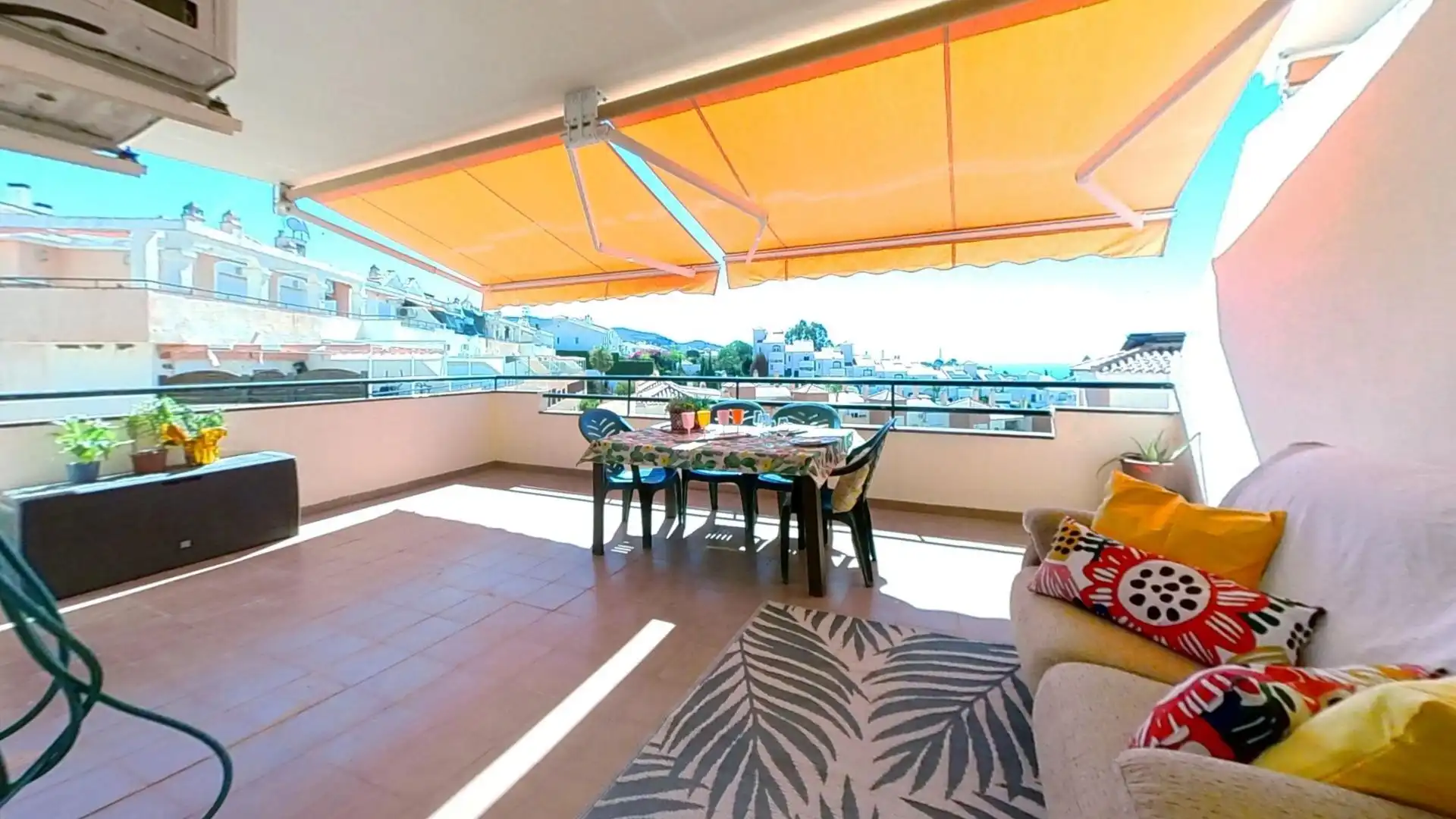 Terrace of Flat for sale in Rincón de la Victoria  with Terrace, Furnished and Community pool