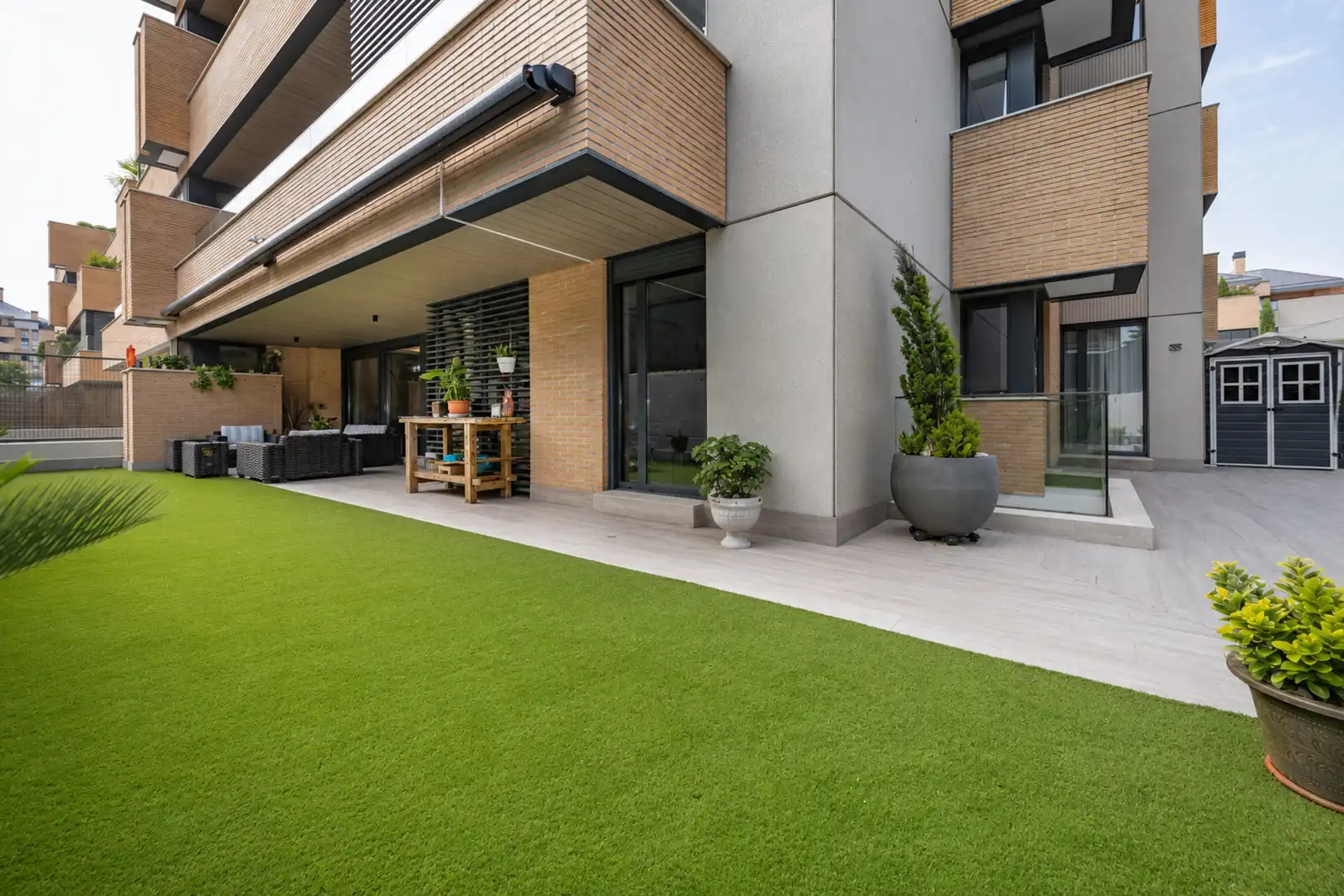 Terraza de Dúplex en venta en Majadahonda con Aire acondicionado, Calefacción y Jardín privado