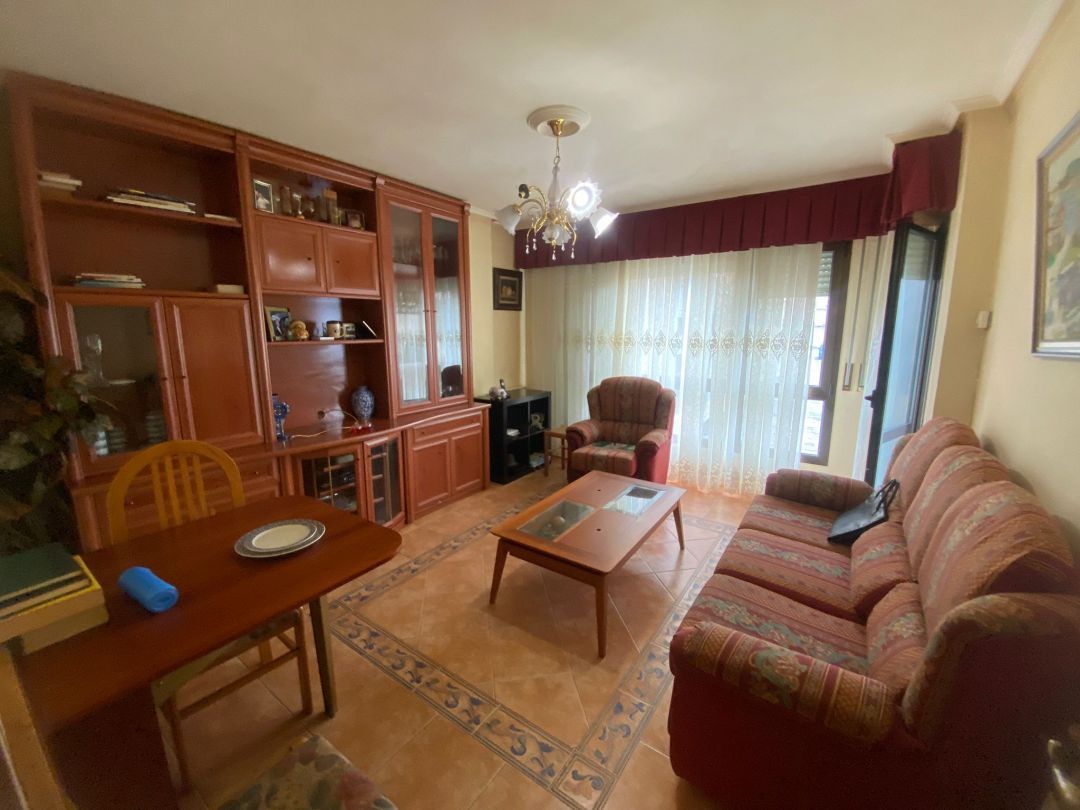 Sala d'estar de Apartament en venda en Medina de Pomar amb Calefacció, Terrassa i Piscina