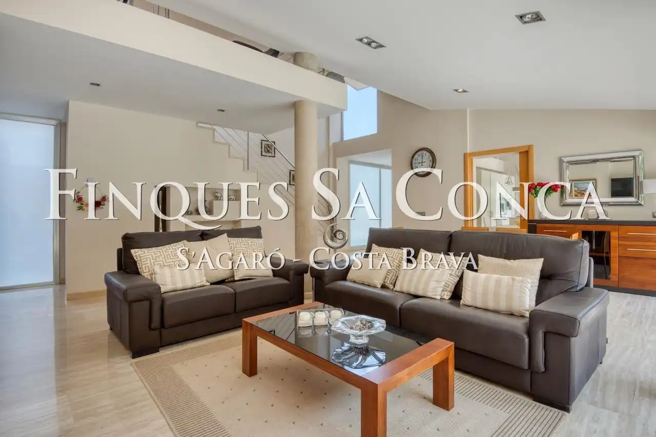 Sala de estar de Casa o chalet de alquiler en Sant Feliu de Guíxols con Aire acondicionado, Calefacción y Terraza