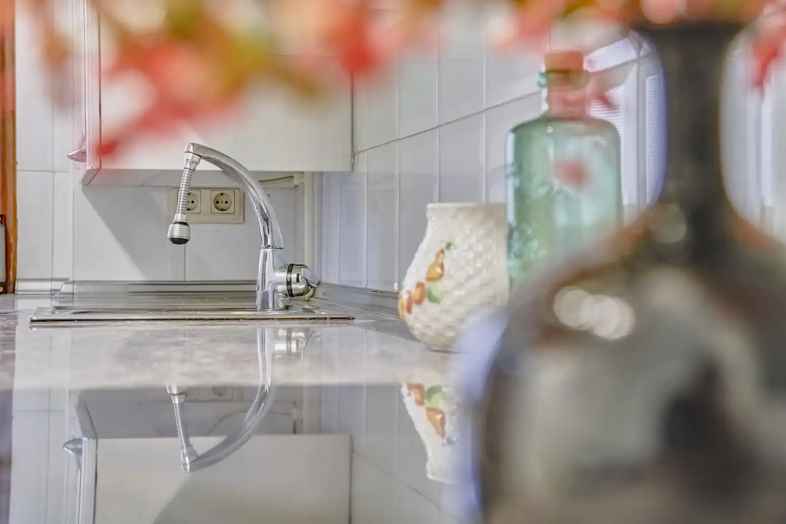 Cocina de Ático en venta en  Pamplona / Iruña con Calefacción, Parquet y Balcón