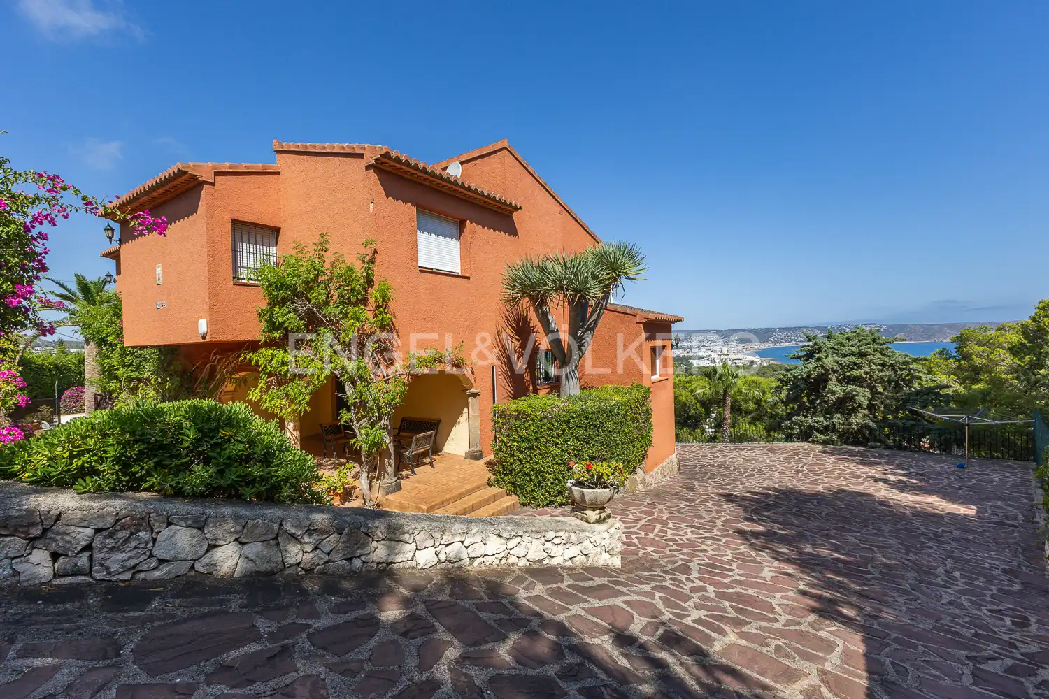 Außenansicht von Haus oder Chalet zur Miete in Jávea / Xàbia mit Klimaanlage, Heizung und Privatgarten