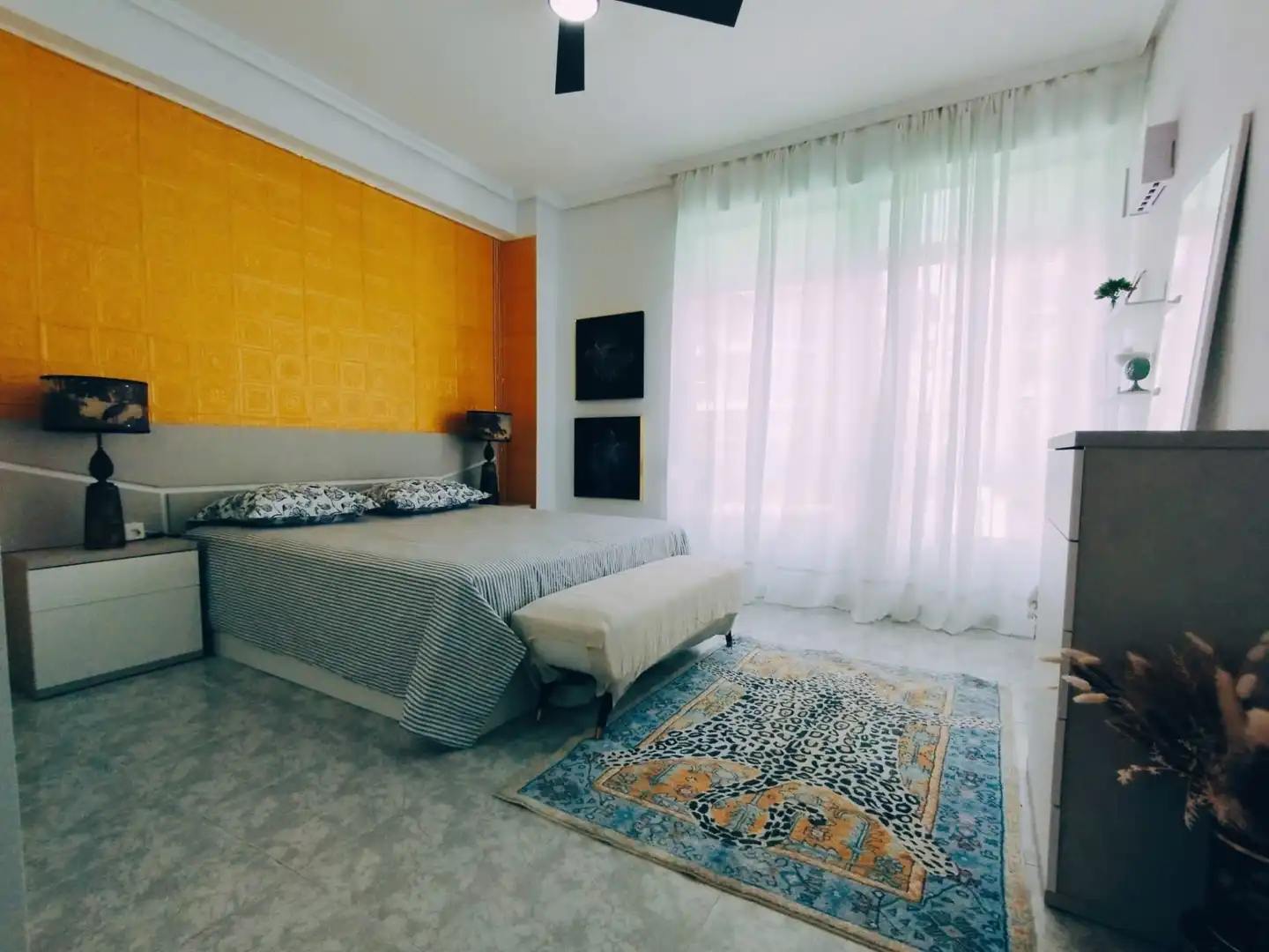 Bedroom of Flat for sale in Cullera  with Terrace and Furnished