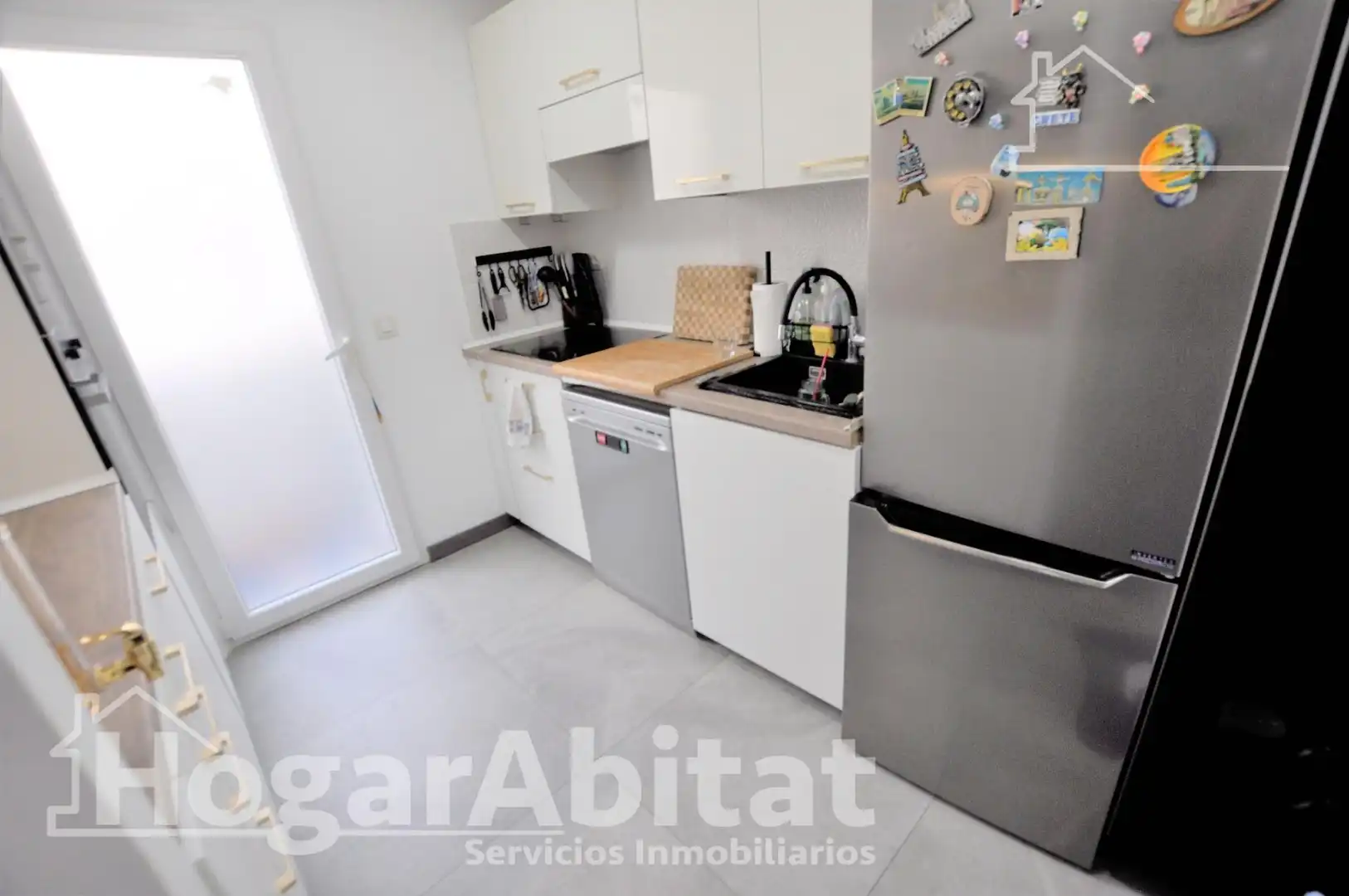 Kitchen of Flat for sale in Alfafar  with Air Conditioner, Heating and Parquet flooring