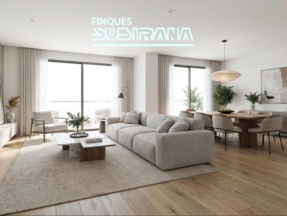 Sala de estar de Piso en venta en Igualada con Terraza y Piscina comunitaria