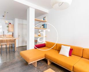 Living room of Flat to rent in  Barcelona Capital  with Terrace, Furnished and Oven