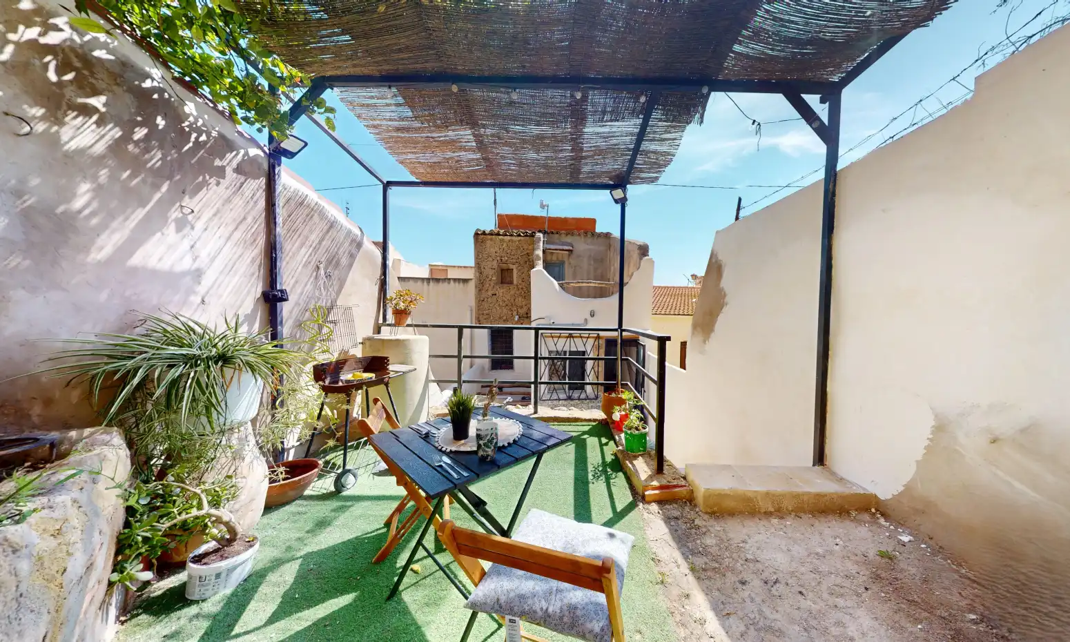 Terraza de Casa adosada en venta en Sax con Jardín privado, Terraza y Trastero
