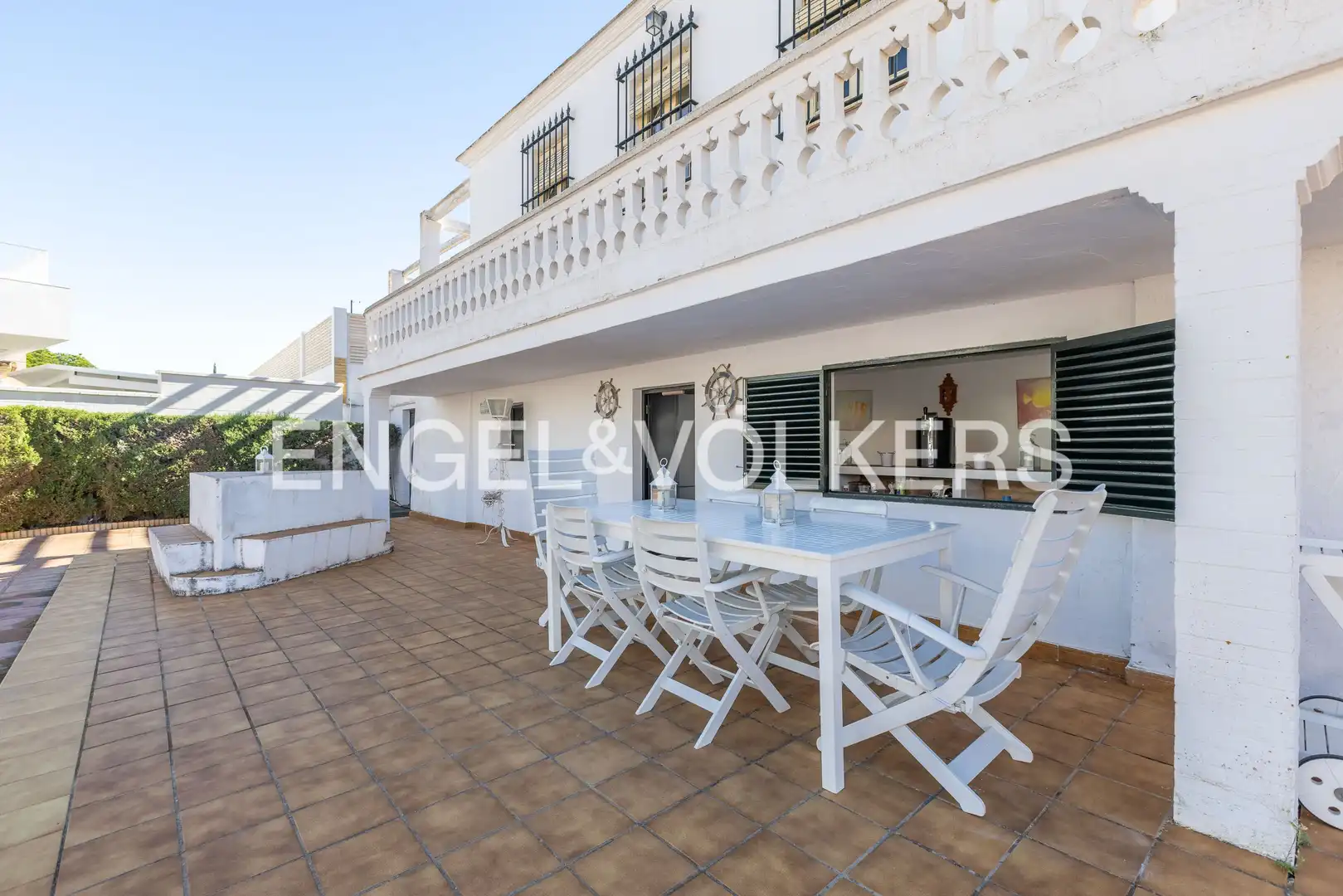 Terraza de Finca rústica en venta en La Antilla con Aire acondicionado, Calefacción y Jardín privado