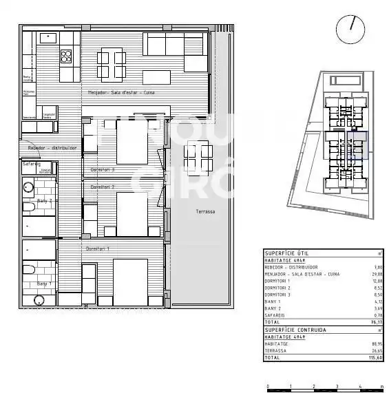 Penthouse with pool for sale in COSTA DAURADA, imagen 26