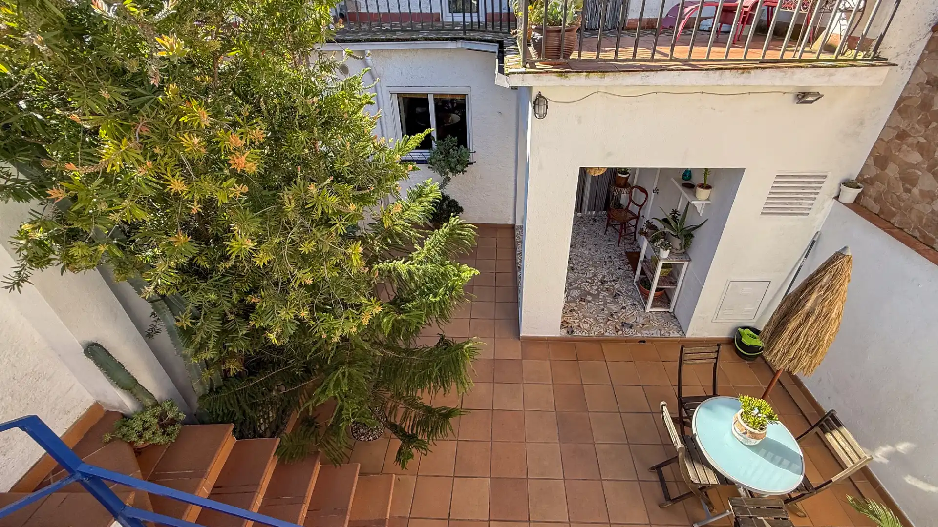 Terrace of Single-family semi-detached for sale in Banyoles  with Heating, Private garden and Terrace