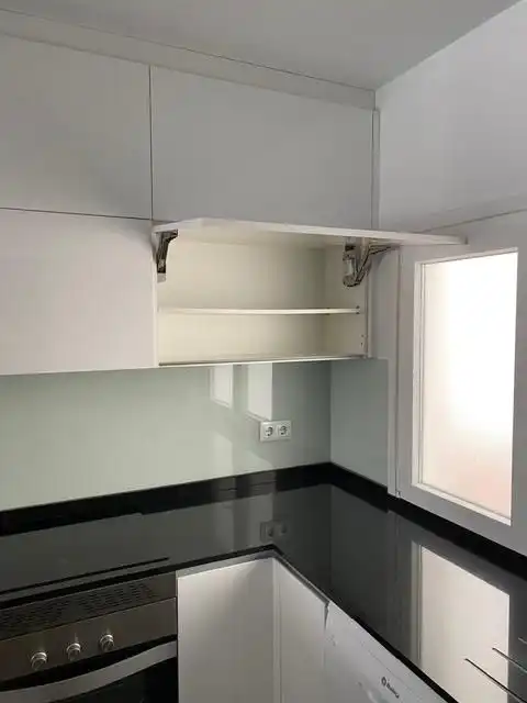 Kitchen of Flat for rent in Madrid  with Air Conditioner, Heating and Furnished